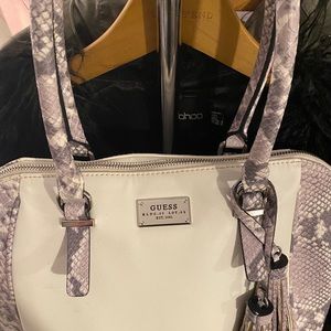 Guess snakeskin purse